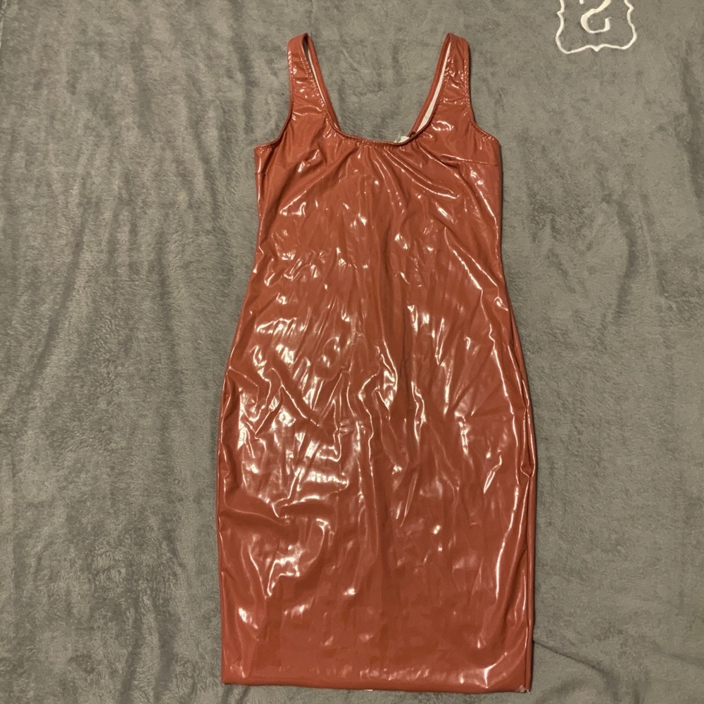 Fashion Nova Latex Dress